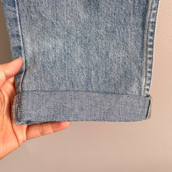 Re/Done Originals (Levi’s) High Rise Straight Distressed Jeans - 27" - Picture 6 of 16